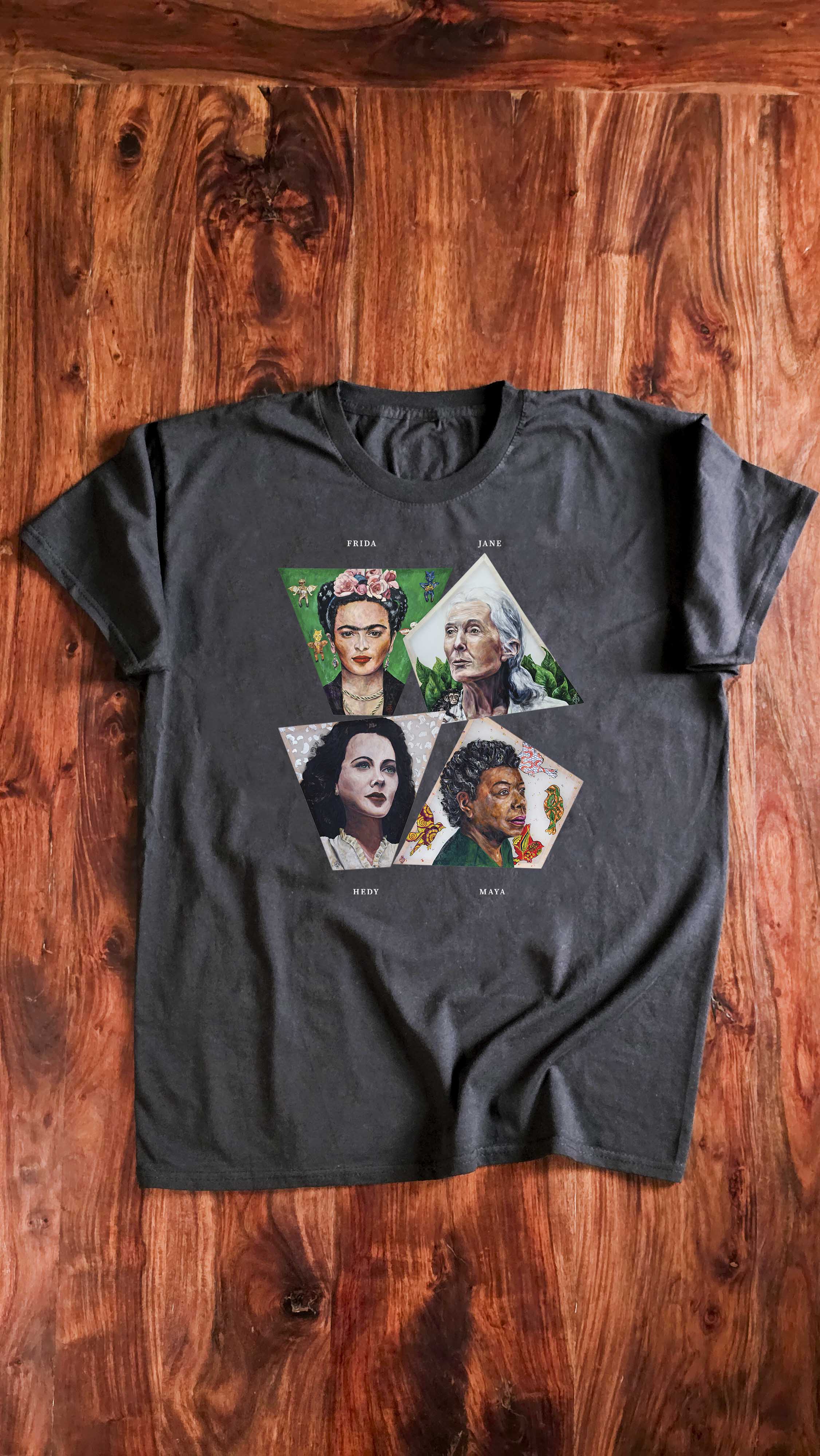 4 Paintings | Organic Cotton T-Shirt With Original Design