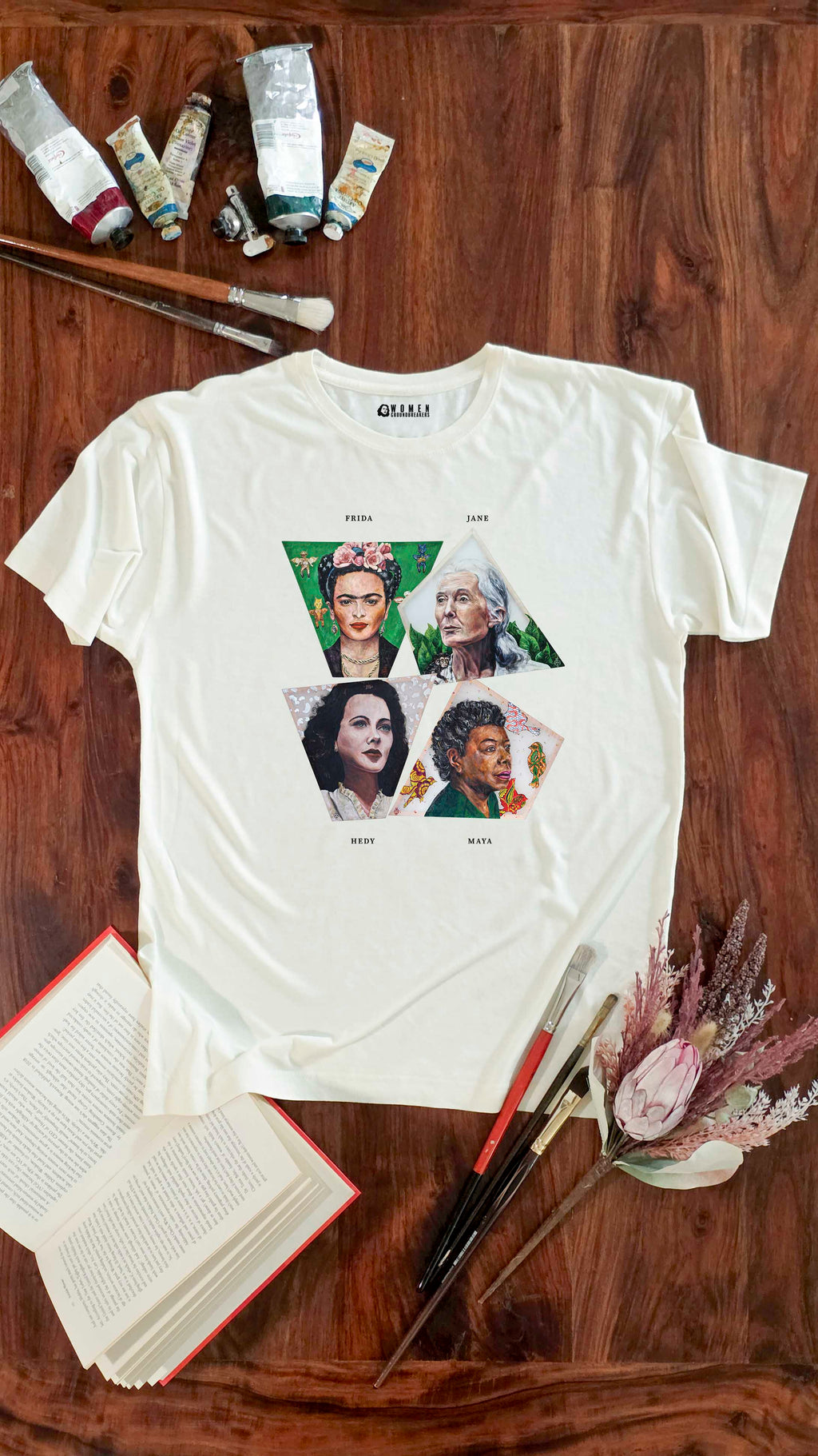 Four Paintings | Organic Cotton T-Shirt With Original Design