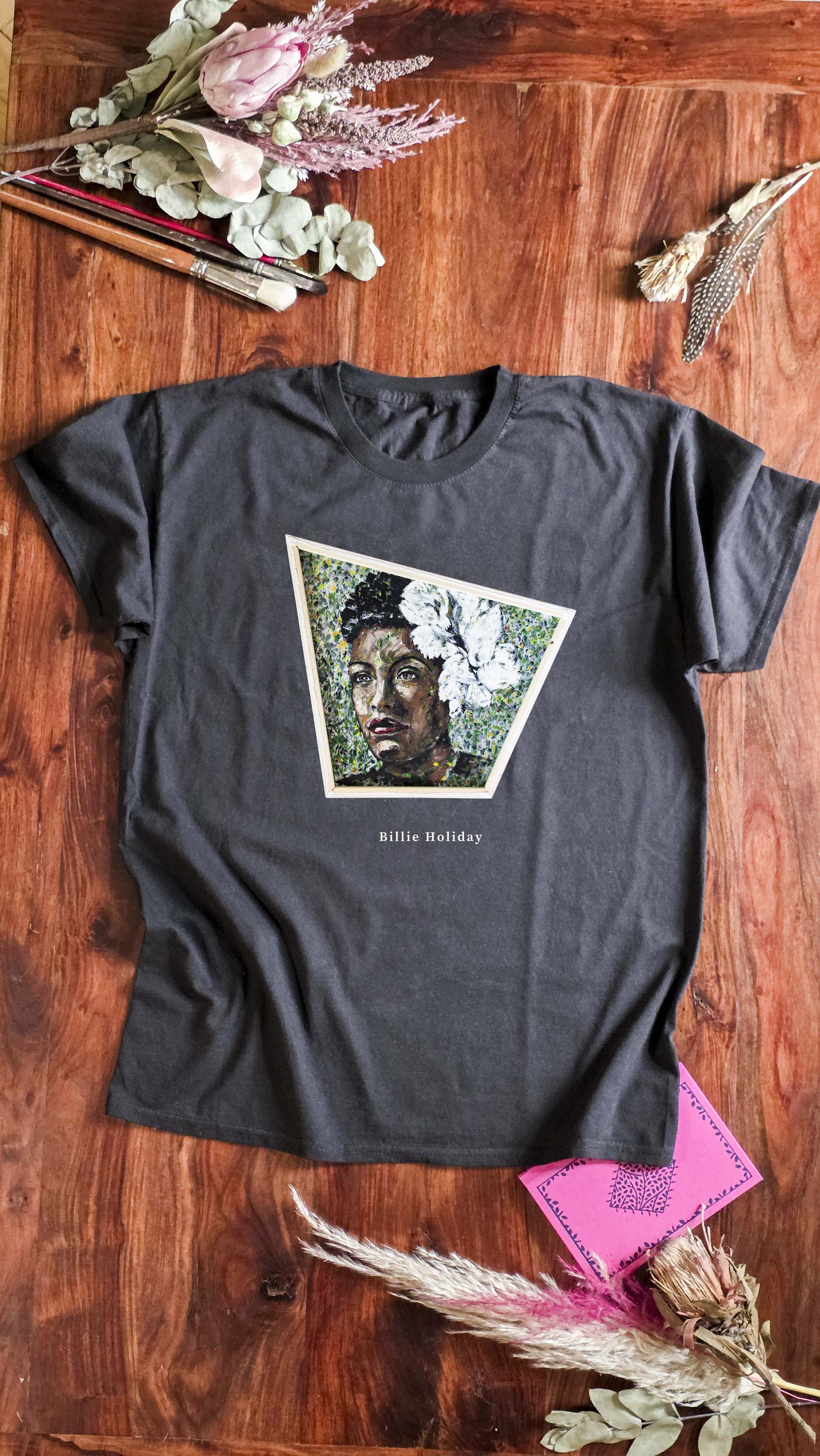 Billie Holiday | Organic Cotton T-Shirt With Original Design