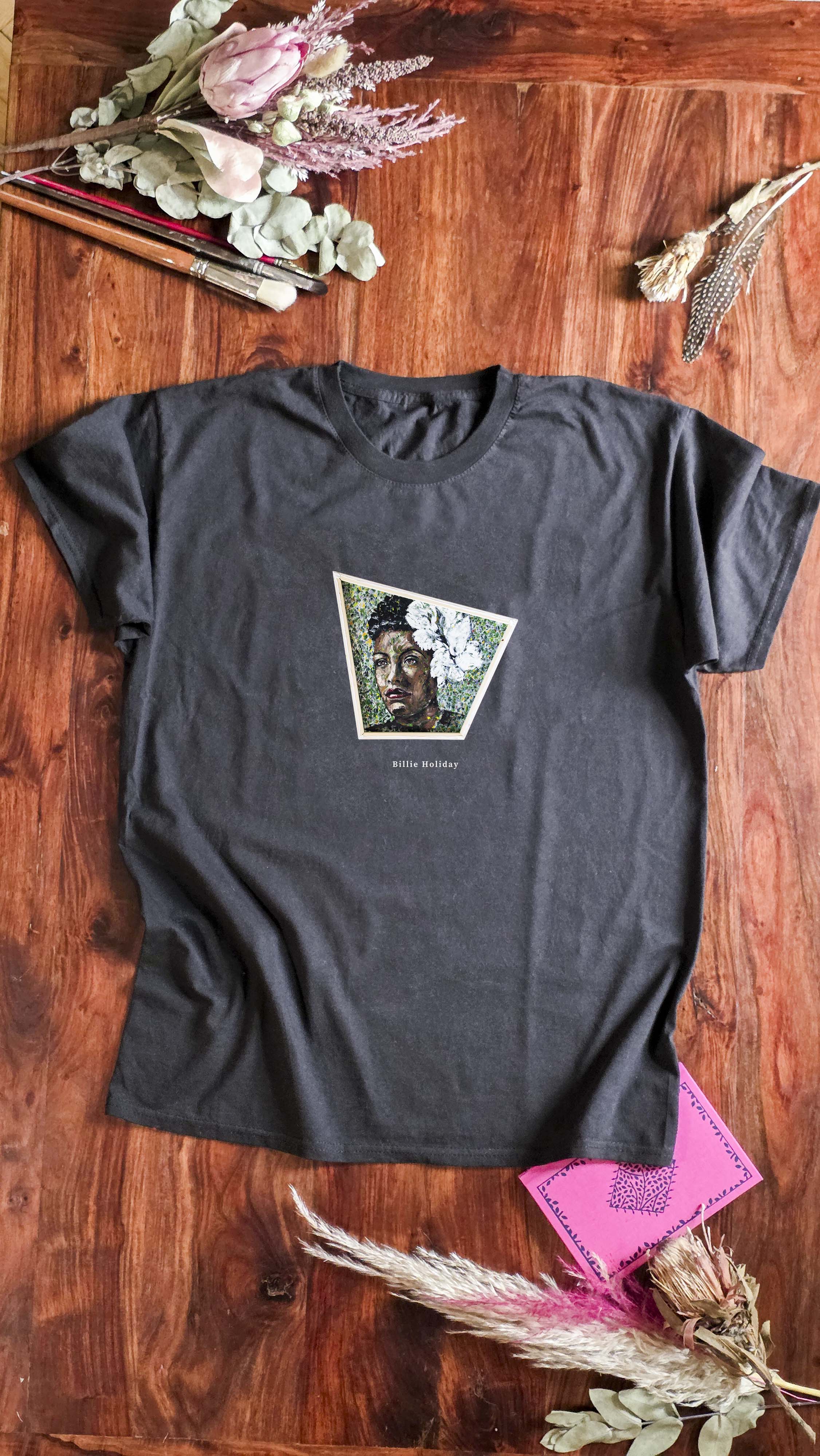Billie Holiday | Organic Cotton T-Shirt With Original Design