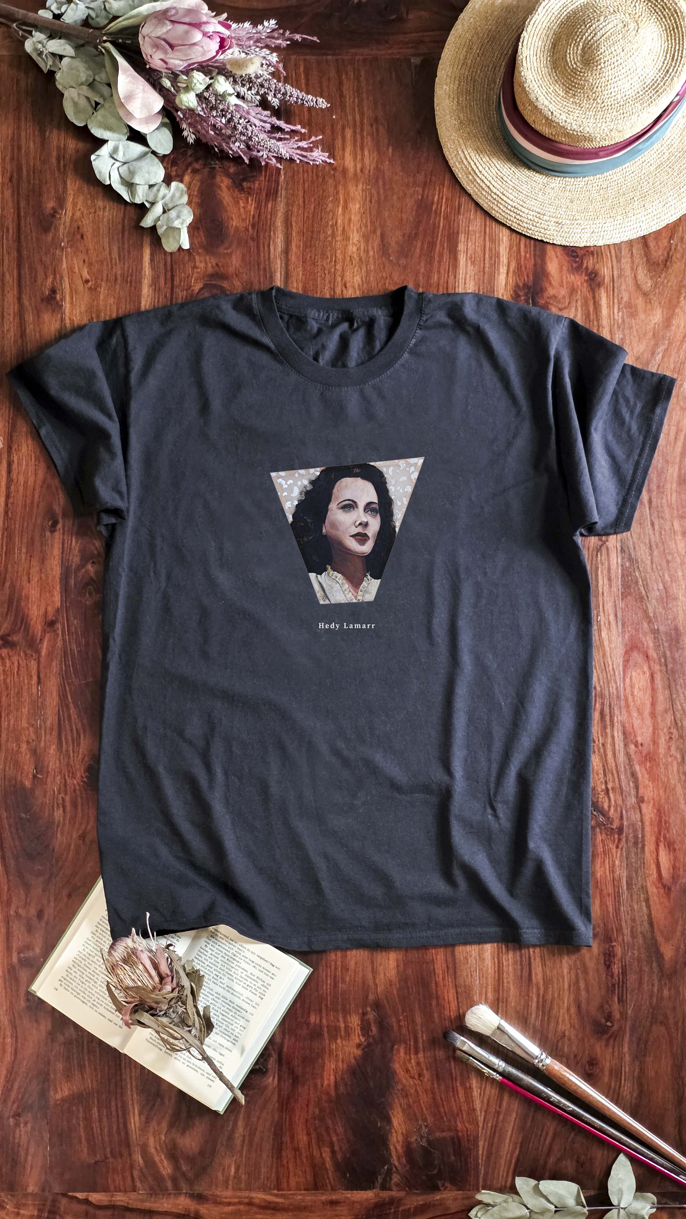 Hedy Lamarr | Organic Cotton T-Shirt With Original Design