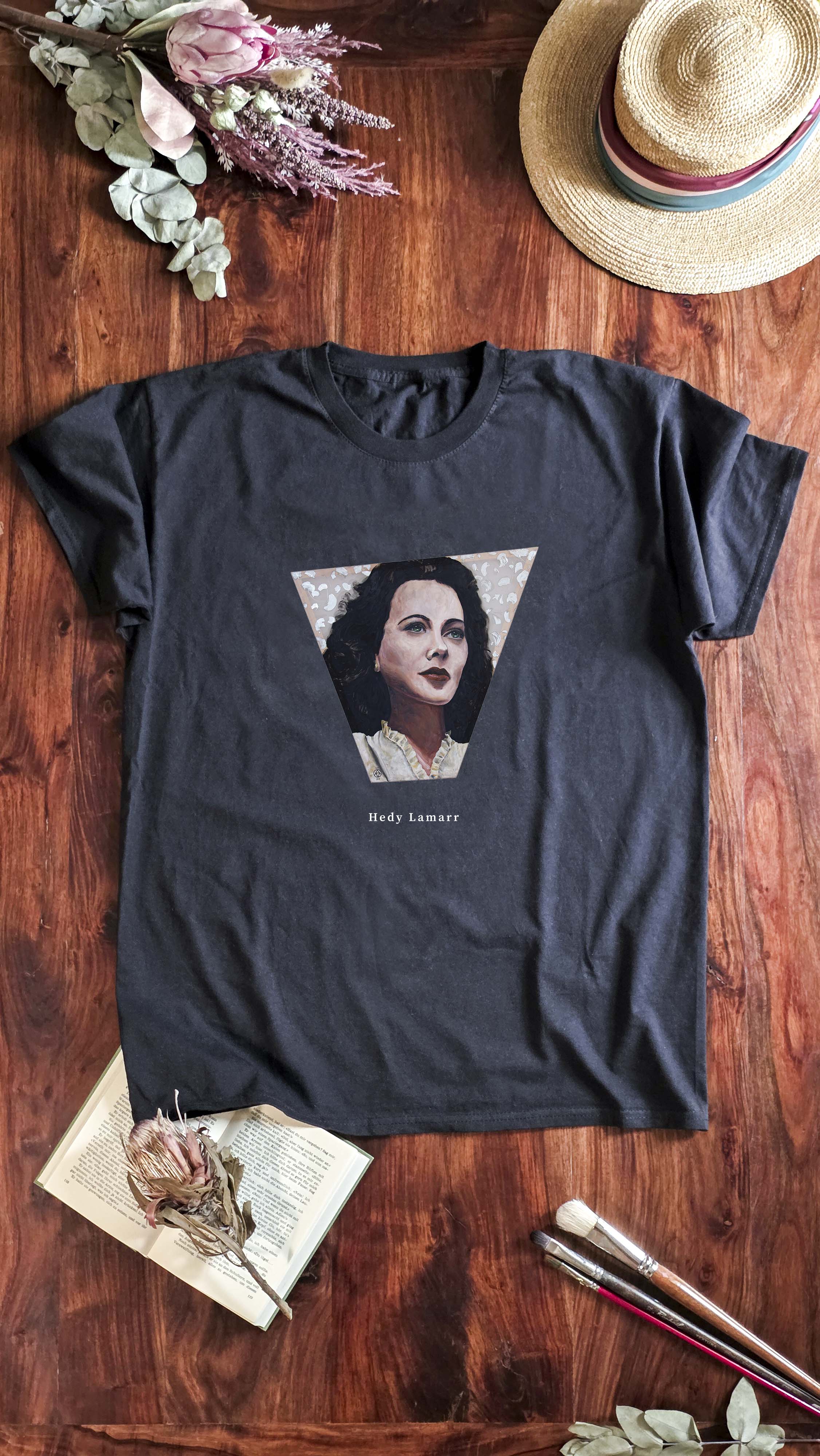 Hedy Lamarr | Organic Cotton T-Shirt With Original Design