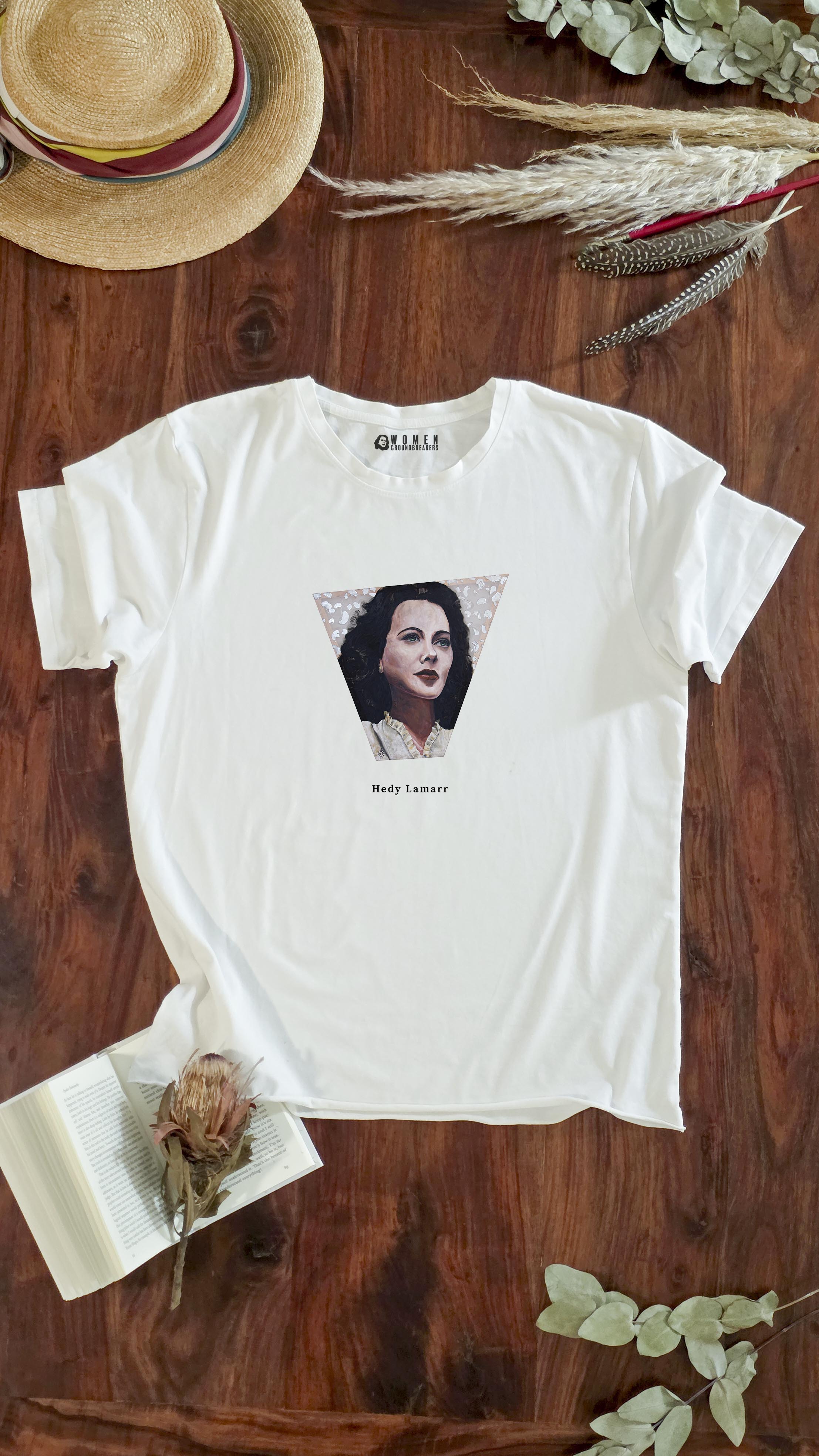 Hedy Lamarr | Organic T-Shirt With Original Design