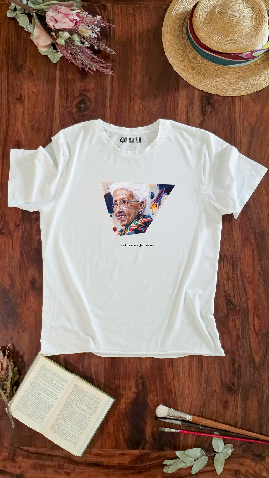 Katherine Johnson | Organic Cotton T-Shirt With Original Design