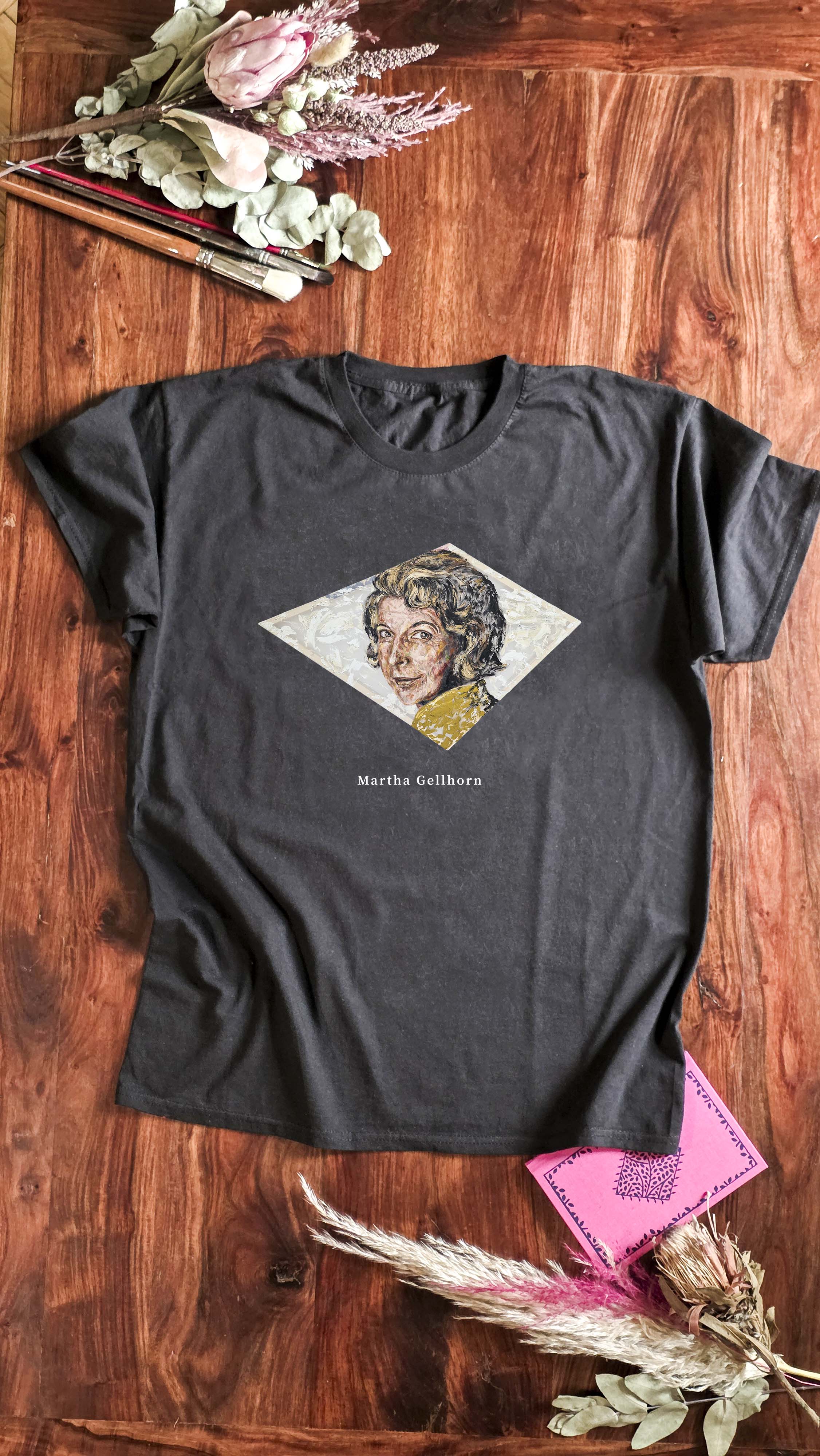 Martha Gellhorn | Organic Cotton T-Shirt With Original Design