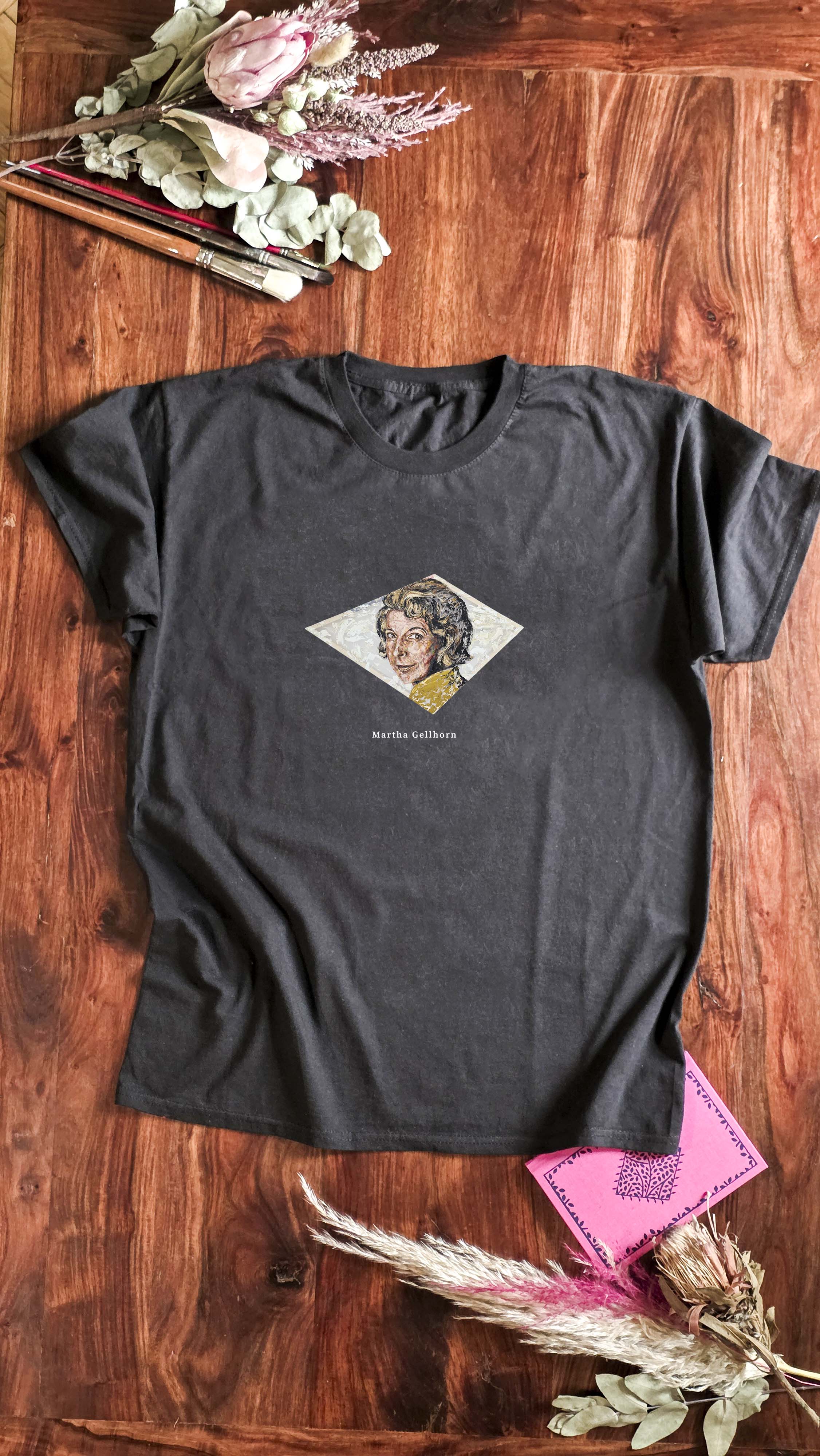 Martha Gellhorn | Organic Cotton T-Shirt With Original Design