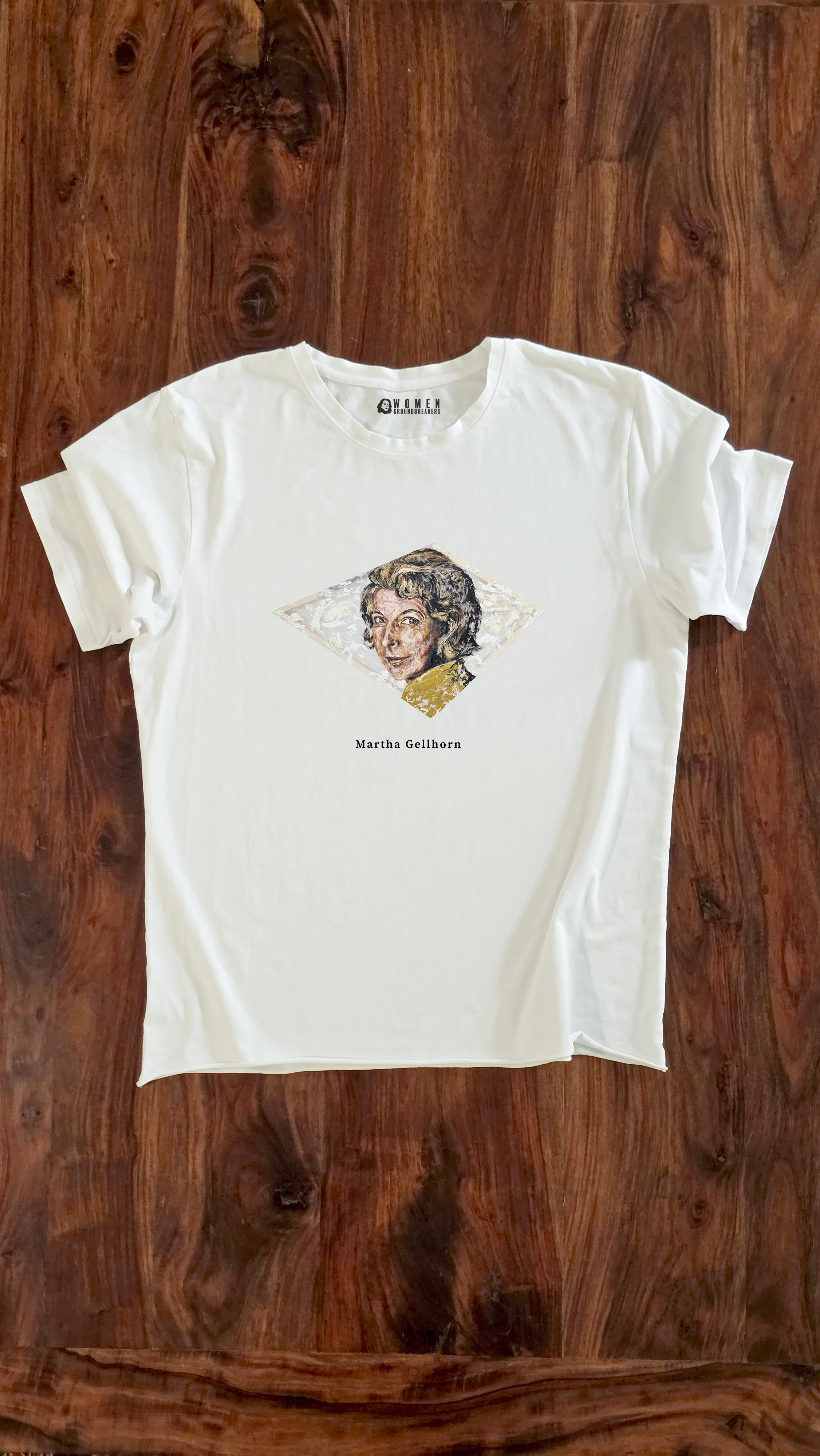 Martha Gellhorn | Organic Cotton T-Shirt With Original Design