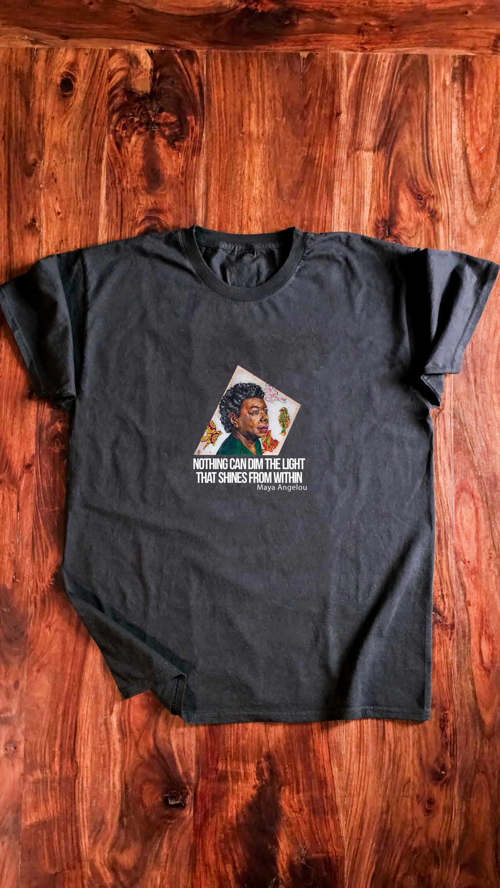Maya Angelou | Organic Cotton T-Shirt With Original Design